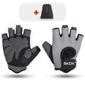 SKDK Neutral Elastic Gym Fitness Gloves Dumbbell Crossfit Weight Lifting Body Building Breathable Sports Gloves Gym Accessories