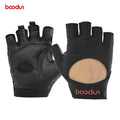 Women's Fitness Gloves with Palm PU Leather Half Finger Breathable Gym Gloves Crossfit Bodybuilding Dumbbell Gym Accessories
